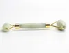 Natural Chakra Jade Carved Reiki Crystal Healing Gua Sha Beauty Roller Facial Massor Stick With Eloy Goldplated5773716