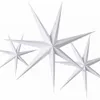 1pc 60cm Large Punched Party Star Hanging Paper Star with Punched Pattens Wedding Birthday Party Windows Fireplace Dining Table