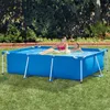 Pool & Accessories Rectangular Swimming Cover Frame Family Garden Rainproof Dust Waterproof Tarp Durable154L