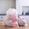 再利用可能な洗える買い物袋スーパーマーケットのフルーツネットバッグフルーツ野菜のおもちゃ雑貨のオーガナイザー収納袋