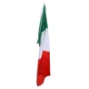 1 datorer Italien flagga 90*150 cm / 3*5 ft Big Hanging Italy National Country Flag Italian Banner som används för festivalheminredning