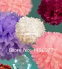 Свободный 20шт в упаковке 15см (6inch) оберточной бумаги Pom Poms Свадьба Декор Крафт бумага Свадебные цветы