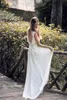 2019 ivoor bohemien kant bruidsjurken backless v nek strand bruidsjurken boho delicate kant trouwjurken vestido de noiva