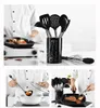Silikon Paslanmaz çelik mutfak eşyaları 9 ADET / set Kaşık Gıda Klip Yumurta Beater Yüksek Sıcaklık Çok amaçlı Mutfak Pişirme Araçları Pişirme