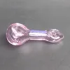 Mini -colher tubos de fumantes tubo de vidro
