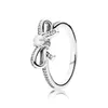 NOUVEAU 2019 100% 925 Sterling Silver pandora Rose Gold Princess Wishbone Forget Me Not Ring for Europe Women Original Fashion Jewelry Gift