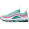 nike 97 air max 97 air 97 Tênis de corrida Womens Have a Nice Day Neon Seul Arco-íris Brilhante Citron Rosa Azul Herói South Beach Triplo Branco Preto Mens Designer Shoes