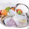 Mesh produceert tassen fruit groente opbergtassen kruidenierswinkel shopping sundries organizer trekkoord herbruikbaar speelgoed wasbaar Eco vriendelijk pouch 4980