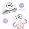 SUN X5 Max 120W UV LED Nail Lamp 45 LEDs Smart Nail Dryer Lamps with Sensor LCD Display for Curing Nail Gel Polish Manicure Tool7712783