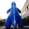 20ft High Gant Opblaasbare Ballon Dragon Blue Opblaasbare Tesla Dino Met Blower Voor Stads Decoratie van de Stad