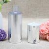 15 ml / 30 ml / 50 ml zilveren cosmetische lotion airless fles draagbare navulbare pomp dispenser vacuüm fles groothandel