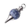 Ball three-piece copper gemstone pendant men and women stainless steel fashion necklace buy more