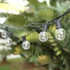 Weihnachts-Terrassen-Kugelbirnen-Lichterkette E12 G40 mit 25 Vintage-Glühbirnen, LED-Lichterketten, Hängelampe, Hinterhof-Girlande, Party, Weddi1270133