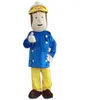 Fireman Sam Mascot Costume Firefighter Christmas Party Dress Suit Free Shipping