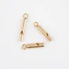 High quality Pure Brass whistle Mini Keyring Keychain Copper whistles Party Gifts Outdoor Emergency Survival tool