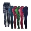 Jeans Skinny Jeggings Senhoras Alto Elástico Denim Denim Legging Moda Push Up Pencial Calças Novas Mulheres Casuais Calças Apertado Leggings 050525