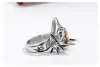 Cross Titanium Ring Individuell Claw Tidal Ring Hand Smycken