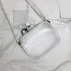 Waist Bags Causual PVC Transparent Clear Woman Crossbody Shoulder Bag Handbag Jelly Small Phone Wide Straps Flap13207