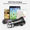 Hammer Safety Dual Usb Port Auto Power Adapter Car Charger For Samsung s8 s9 s10 htc lg android phone gps pc with box