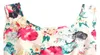 DONNE ASSTEGGIO SUMME BOHO NUOVO APRIGLIE Sleeveless O-Neck Florals Stampa Abito da club di abbigliamento da festa pieghe