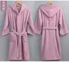 Sleepwear High Quality Men's Winter Bathrobe Male Long Thick Warm Terry Towel Dressing Gown Couple Home Hooded Bath Robes