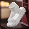 Platforma projektantów Sandały Sandały Sandały Letnie płaskie buty grube obcasy panie białe sandalias swobodny zapatos MUJ6802642