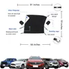 Waterproof Car Cover Auto Windshield Sun-shading Front Window Rearview Mirror Snow Shade Cover Sunshade Cloth Exterior Accessories QP003