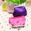 NEW fashion womens mini coin wallet kids change purse Sequins candycolored shiny coin purse bag gift K60563309897