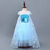 Wykwintna dziewczyna odzież dziecięca nowa letnia księżniczka elegancki krótki rękaw błyszczący siatki patchwork wysokiej jakości cosplay księżniczka sukienka b11