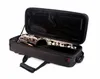 New Unbranded Alto Saxophone Brass Black Nickel Lacquer Eb Tune Sax High Quality Musical Instrument Saxophone with Case Free Shipping