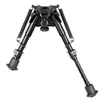 6"-9" Bipod Model extendable leg mounted fixed bipod for hunting Stand 20mm Scope Mounts