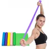 Yoga Pilates Stretch Resistance Bands High Elastic Fitness Crossfit Exercise Equipment TPE Pulling Belts Resistance Bands CCA11486 120pcs