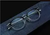 أعلى تصميم 5307D نظارات خمر جولة التدرج لوح التيتانيوم الإطار 49-21-145 للجنسين لصفة طبية خفيفة الوزن norble الذهب fullrim نظارات fullupet حالة