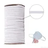 109 mètres de longueur bricolage tressé bande élastique cordon tricot bande couture largement utilisé pour les masques 3 mm 4 mm 5 mm