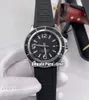 Luxury New Super Ocean A17366021B1S1 Black Dial Automatic Mens Watch 316L Steel Case Rubber Strap High Quality Gents Watches Pure_Time
