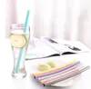 Silicone Drinking Straws Återanvändbar matkvalitet Premium Quality Straw Birthday Celebration Party Supplies