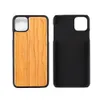 2022 Экологически чистые деревянные PC Phone Case Natural Blank Bupatternated для iPhone 11 12 13 Pro Max задняя крышка защитный чехол