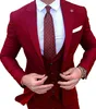 ファッショナブルな古典的なスリム新郎新婦のピークラペル新郎Tuxedos男性スーツウェディング/プロム/ディナーBest Man Blazer（ジャケット+パンツ+ネクタイ+ベスト）A295