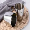 150pcs 180ml Stainless steel cup coffee mug double wall wine beer milk mug1