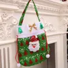 장식품 크리스마스 사탕 가방 산타 클로스 눈사람 선물 가방 어린이 저장소 메리 크리스마스 장식 새해