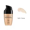 60pcs/lot DHL Face Foundation Cream Waterproof Long-lasting Concealer Liquid foundation Professional Makeup Full Coverage Matte Base Make Up