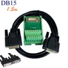 DB15 mâle/femelle D Sub Breakout Board Borniers DIN Rail