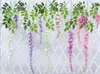 Simulation chaude Glycine Fleur Fleur Haricot Fleur Suspendue Mariage Faux Glycine Fleur En Gros Simulation Décorative Wisteria Branch5184