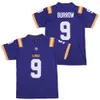 NOWE koszulki piłkarskie LSU Tigers Joe Burrow Burreaux Jersey JaMarr Chase Leonard Fournette Odell Beckham Jr. Tyrann Mathieu Patrick Peterson Guice Koszulka piłkarska