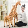 Riesige echte Giraffen-Plüschtiere im Großhandel, niedliche Stofftierpuppen, weiche Simulations-Giraffe-Puppe, hochwertiges Geburtstagsgeschenk, Kinderspielzeug, 60 cm/80 cm/100 cm