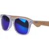 Custom Logo Bamboo Foot Sunglasses Men Wooden Sunglasses Women Original Wood Sun Glasses Customerized 20 pcs set Whole313n