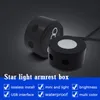 atmosfera ambientale romantica box bracciolo luce tetto auto soffitto luce stella effetto scintillio lampada laser bagliore al neon con scatola al dettaglio 257G