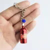Creative Nos Turbo Azote Bottel Metal Key Chain Key Ring Holder Car Keychain Pendentif Jewelry For Women Men Unique Mini Keyring 6404299