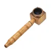 Premium Natuurlijke Klassieke Handgemaakte Hout Roken Pijp 138mm Houten Rokende Kom Houten Tabak Sigaret Kruiden Pijp Hout Roken Hand Lepel Pipe