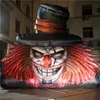 5m Alto Gigante Estranho Inflável Balão Palhaço Clown Crânios Mascotes Para Nightclub Estágio de Halloween ou Desfile Decorações